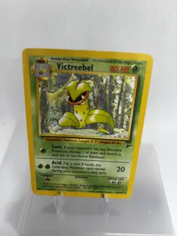 Pokemon TCG Victreebel 32/130 non-Holo Rare Jungle Base Set 2 Vintage WotC - Image 2