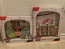 Pokemon TCG Scarlet & Violet 151 Binder + Poster Collection Box Set Lot New! - Image 1