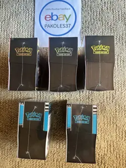 Pokemon TCG ETB Elite Trainer 5 Box Lot Black Bolt Mega Evolution Lucario + More - Image 3