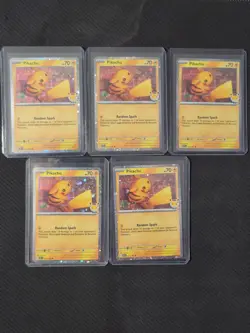 5X-Pikachu 051 /162 Stamped 2026 Pokemon Day 30 Promo NEAR MINT CONDITIONS - Image 1
