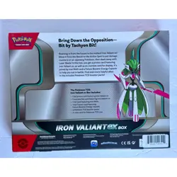 Pokemon Iron Valiant ex Box SEALED Paradox Rift Promo Future Paradox NEW 4 PACKS - Image 3