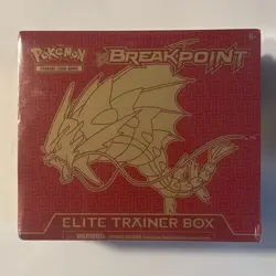 2016 POKEMON TCG XY BREAKPOINT ETB ELITE TRAINER BOX FACTORY SEALED SMALL RIP - Image 1
