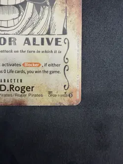 Gol D Roger OP09-118 SP Wanted Poster Manga OP13 One Piece Card English Carrying - Image 3