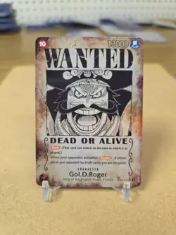 Gol D Roger OP09-118 SP Wanted Poster Manga OP13 One Piece Card English Carrying - Image 1