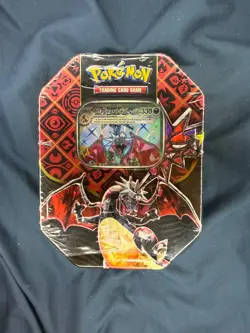 Pokemon TCG: Scarlet & Violet-Paldean Fates Tin (Shiny Charizard ex) Sealed - Image 1