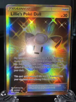 LILLIE'S POKE DOLL 267/236 Pokemon TCG Cosmic Eclipse Full Art Secret Rare - NM - Image 2