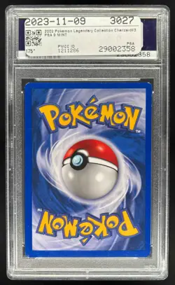 2002 Pokemon Legendary Collection Charizard #3/110 PSA 9 - Image 2