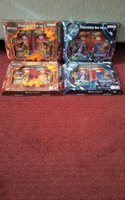 Lot of 4 One Piece Illustration Boxes. OP-13/PRB-02 - Image 1