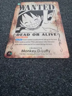 Monkey.D.Luffy 118. SP Wanted Poster OP13-118 Carrying On His Will Foil English - Image 4