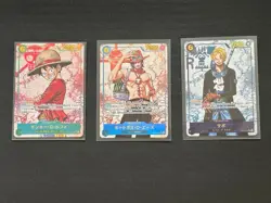 Luffy Sabo Ace Sabo SEC OP13-118-119-120 Carrying on His Will Japanese One Piece - Image 1