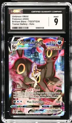Umbreon VMAX TG23/TG30 - Brilliant Stars: Trainer Gallery CGC 9 Mint - Image 1