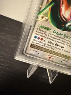Rayquaza C Lv.X 146/147 Supreme Victors Holo Pokemon- PSA 9 MINT - Image 4