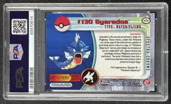 GYARADOS PSA 10 2000 TOPPS CHROME #130 POKEMON T.V. SPECTRA GEM 0614 - Image 2