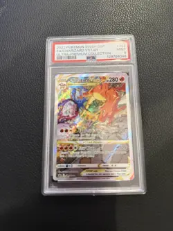 Pokemon TCG Charizard VSTAR SWSH262 Promo Holo Card PSA 9 - Image 1