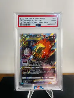 Pokemon TCG Charizard VSTAR SWSH262 Promo Holo Card PSA 9 - Image 1