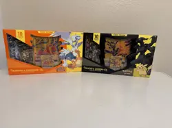 Reshiram & Charizard GX + Pikachu & Zekrom GX Premium Collection Sealed Pokemon 820650809910 - Image 1