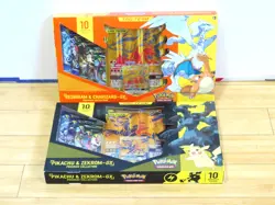 Reshiram & Charizard GX + Pikachu & Zekrom GX Premium Collection Sealed Pokemon 820650809910 - Image 1