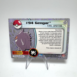 GENGAR 94 - CARTA POKEMON TOPPS ITALIANO VINTAGE TCG CARD 1999 NO HOLO - Image 2
