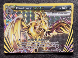 Mandibuzz BREAK XY182 Black Star Promo Ultra Rare Pokemon Card MP - Image 1