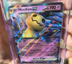 2023 Pokemon Mimikyu Ex Black Star Promos 004 Holo CGC Gem Mint 10 Graded Card - Image 3