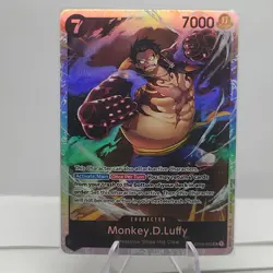 One Piece Card Game Monkey.D.Luffy OP04-090 SR - Kingdoms Of Intrigue - NM - Image 1