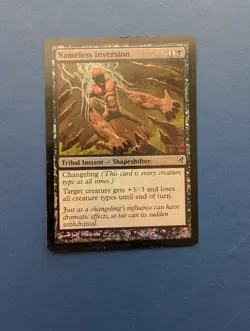 MTG Nameless Inversion: Lorwyn FOIL #128 - EX - Image 1