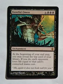 Magic MTG - Baneful Omen - Rise of the Eldrazi - NM - Image 1
