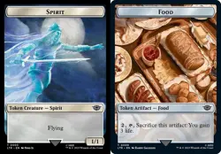 1x Spirit // Food (#3&9) - Foil Token NM Eng MTG - LOTR: Tales of Middle Earth - Image 1