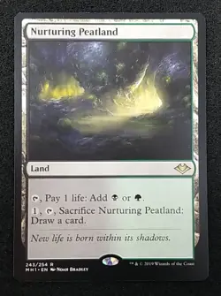 MTG Nurturing Peatland - (MH1) Modern Horizons - 243/254 NM/Never Played - Image 1