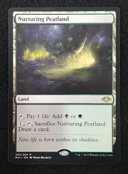 MTG Nurturing Peatland - (MH1) Modern Horizons - 243/254 NM/Never Played - Image 3
