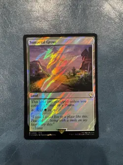 1x Sunpetal Grove, Surge Foil, Final Fantasy, Magic MTG NM - Image 1