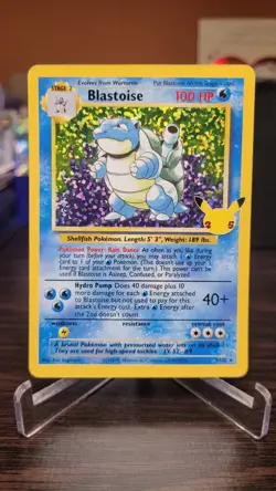 Blastoise 2/102 Holo Celebrations Classic Collection Pokemon - Image 1