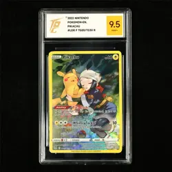 TQG 9.5 MINT+ 2022 Pokemon ENG Pikachu TG05/TG30 R - Image 2