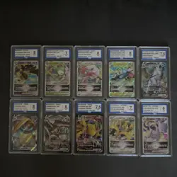 Pokemon Graded Bundle Of 10 - Image 1