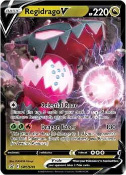 Pokemon TCG: Crown Zenith Collection - Regidrago V (2 Foil Promo Cards, 1 Foil O - Image 3