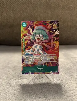 One Piece CCG SUGAR OP04-024 SR Alt Art Super Rare Card NM Kingdoms of Intrigue - Image 1
