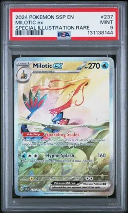 PSA 9 Milotic ex SIR Surging Sparks 237/191 Sv08 SV SSP EN 2024 Pokemon Card - Image 1