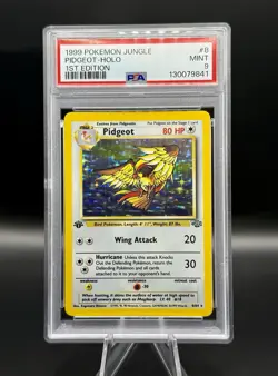 PSA 9 1st Edition Pidgeot Holo 08/64 Pokemon Jungle Vintage 1999 English - Image 1