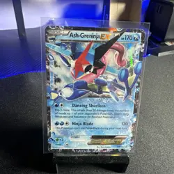 Pokemon TCG Ash-Greninja EX XY Black Star Promo XY133 Holo Card TCG Regular Size - Image 1