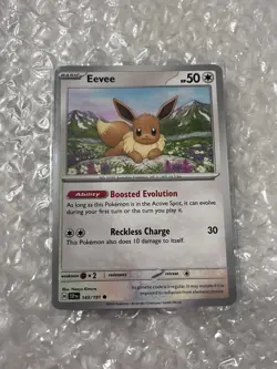 Eevee 143/191 Sv08: Surging Sparks Regular NM Pokemon TCG Card - Image 1