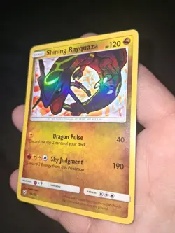 Shining Rayquaza 56/73 Shining Legends NM Holo Rare Pokemon TCG Card - Image 1