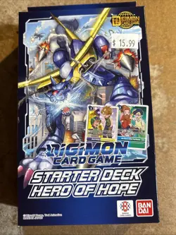Digimon Hero of Hope Starter Deck (ST-21) Card Game New Free Shipping Bandai TCG - Image 1