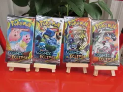 Pokemon TCG: Sun & Moon - Cosmic Eclips Booster 1 Pack (Contains 10 Cards) - Image 1