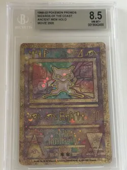 Ancient Mew Holo Holographic Pokemon Card 1999-2000 Wizards Rare Holo Promo - Image 1