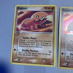 Trapinch 67/92 Reverse Holo & Nonholo Stamped Legend Maker Pokemon Card 2 cards - Image 3