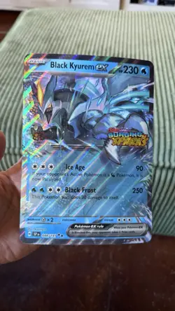 Pokemon TCG Black Kyurem Ex 048/191 Oversized Promo Card Surgin Sparks Stamped - Image 1