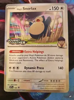 Hop's Snorlax - 184 (Prerelease) 184 Sv: Scarlet & Violet Promo Cards Holo - Image 1