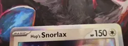 Hop's Snorlax - 184 (Prerelease) 184 Sv: Scarlet & Violet Promo Cards Holo - Image 3
