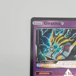 Giratina PRISM STAR Pokemon TCG Holo Card 58/156 SM Ultra Prism - LP/NM - Image 2