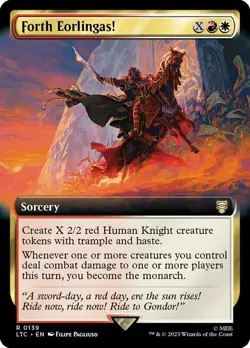 [1x] Forth Eorlingas! - Extended Art Near Mint, English The Lord of the Rings Co - Image 1